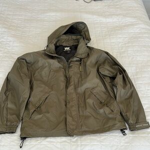 Helly Hansen Olive Raincoat
